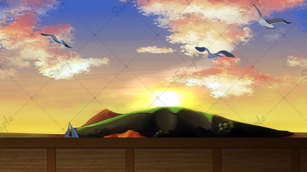 背景素材 南の島 全10種類