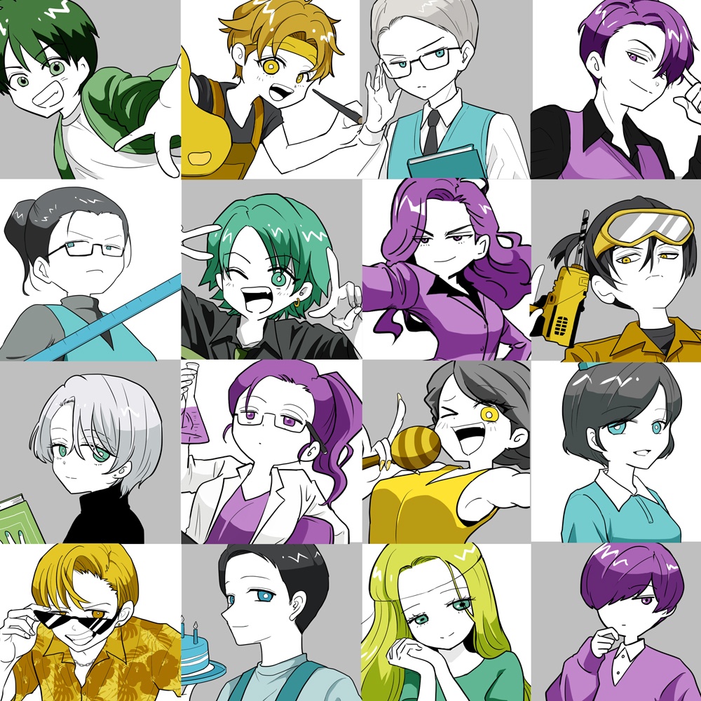 【無料】MBTIイラスト素材集