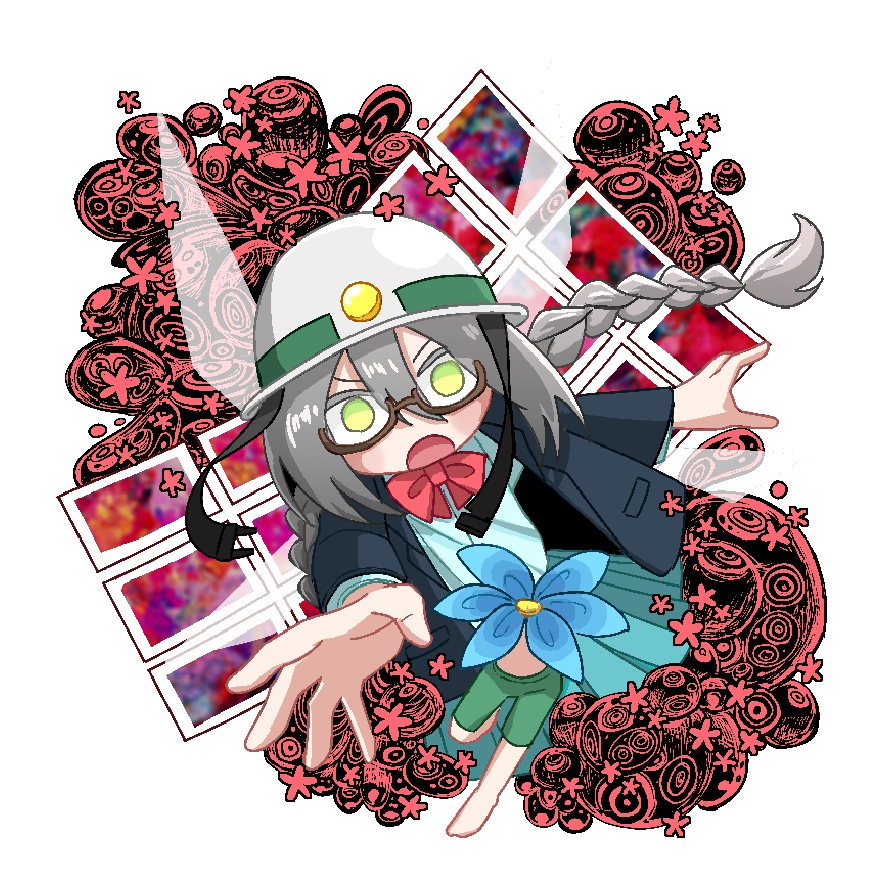 頑張らないでヘルメッ子　アクリルキーホルダー