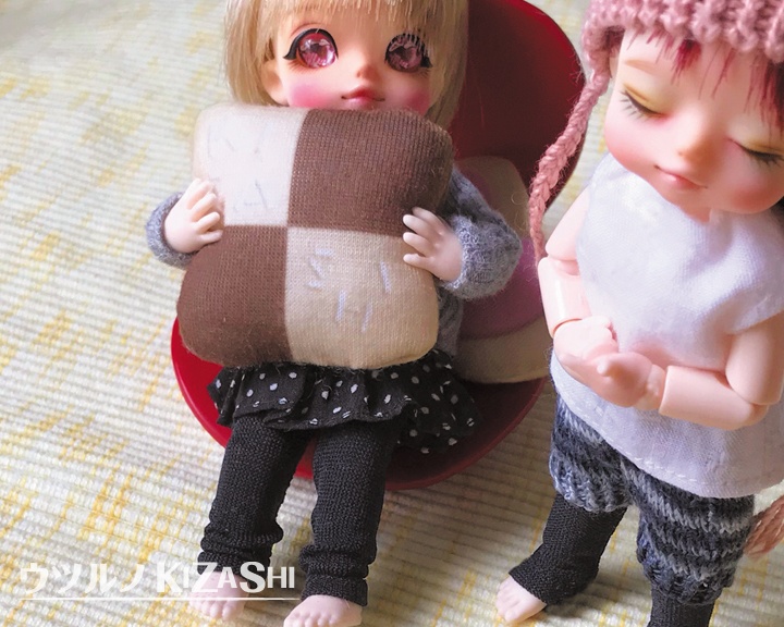 [1/12～1/6ドール用] クッキークッション2種セット