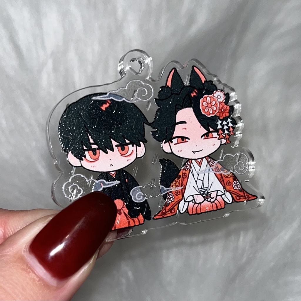 アクリルキーホルダー~狐の嫁入り~