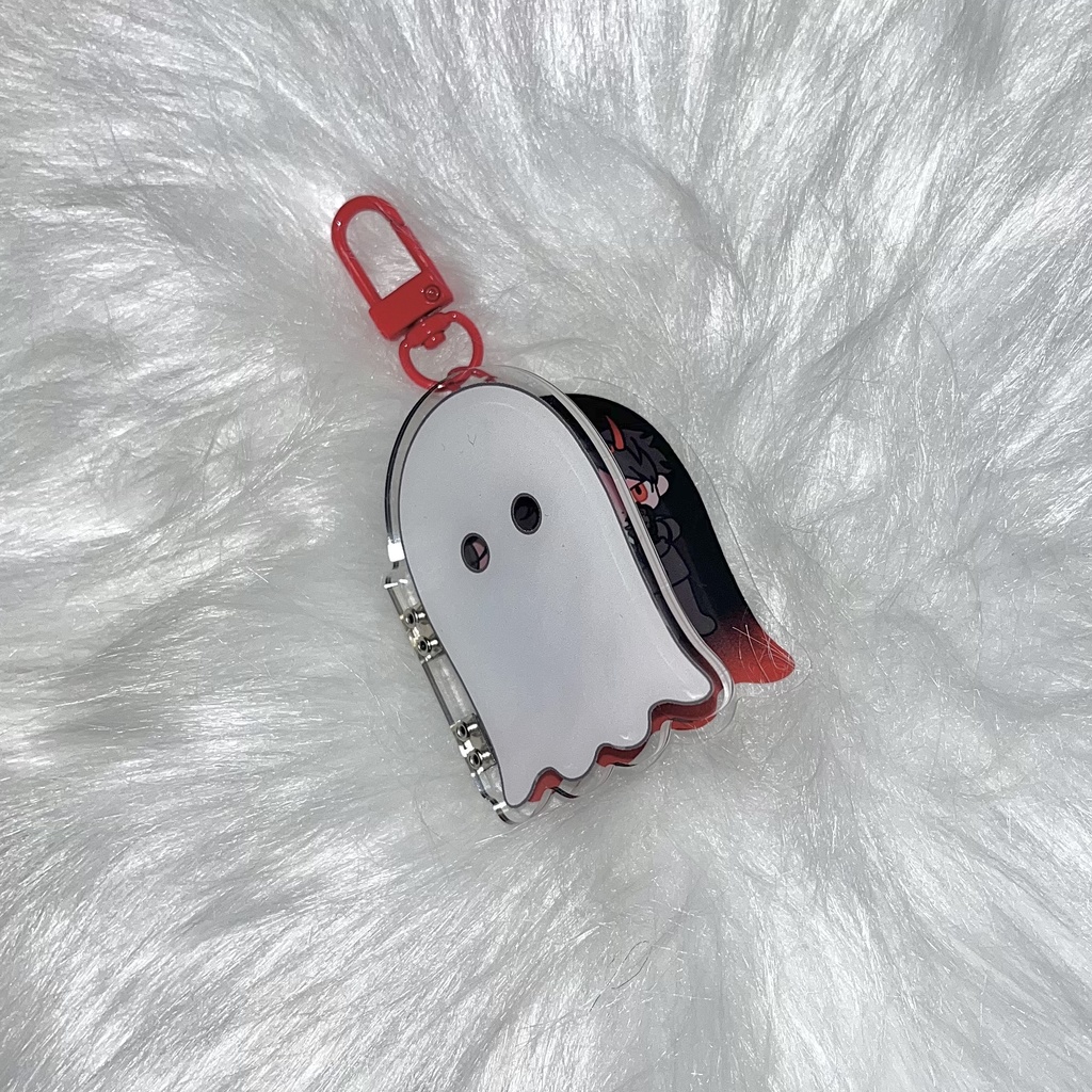 開閉アクリルキーホルダー~おばけ~