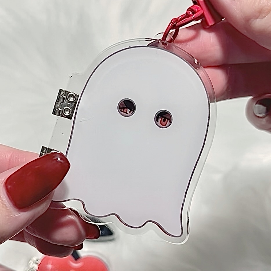 開閉アクリルキーホルダー~おばけ~