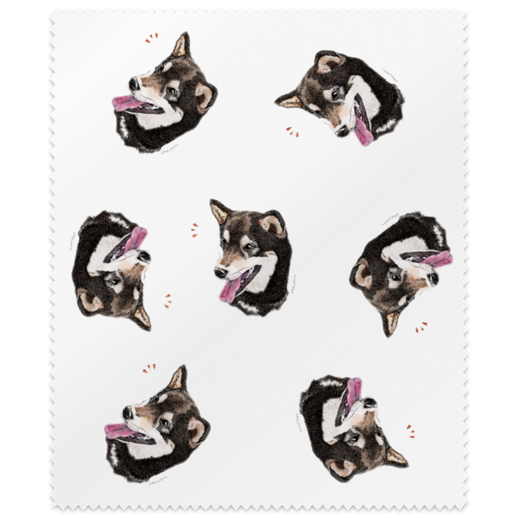 メガネ拭き(柴犬いっぱい)