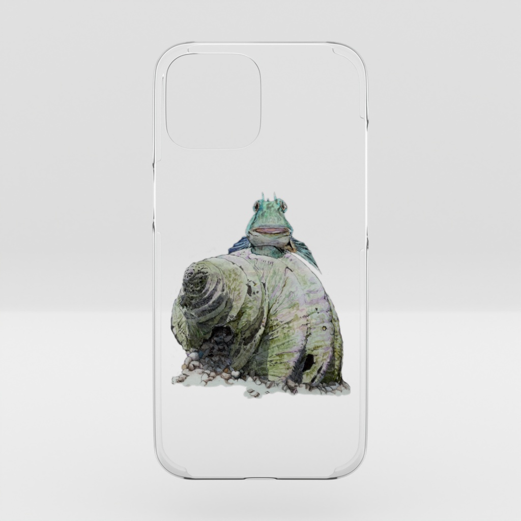 iPhone16ケース(魚と貝)