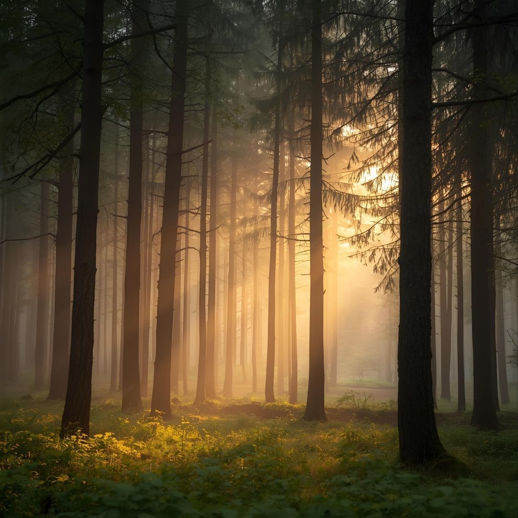 AI背景素材【森のはじまり】