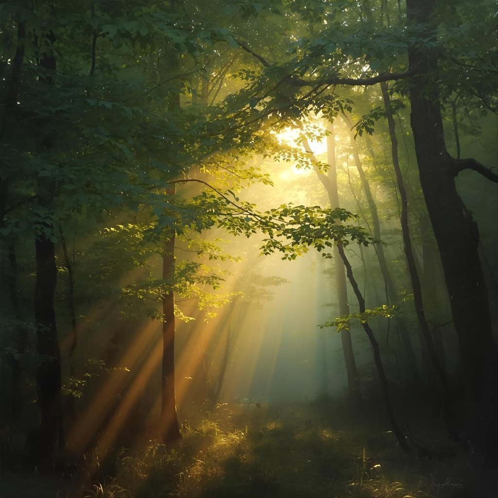 AI背景素材【森のはじまり】