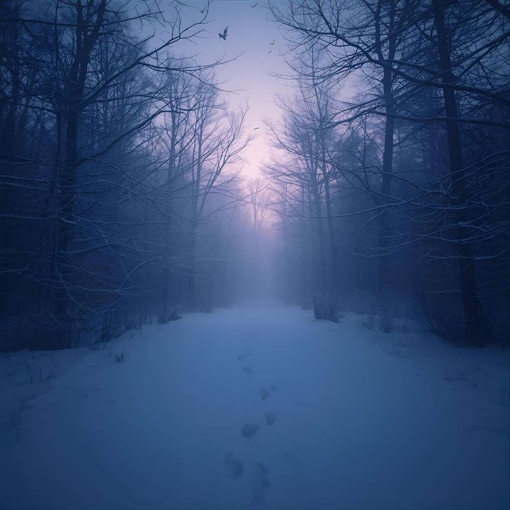 AI背景素材【森の祈り】