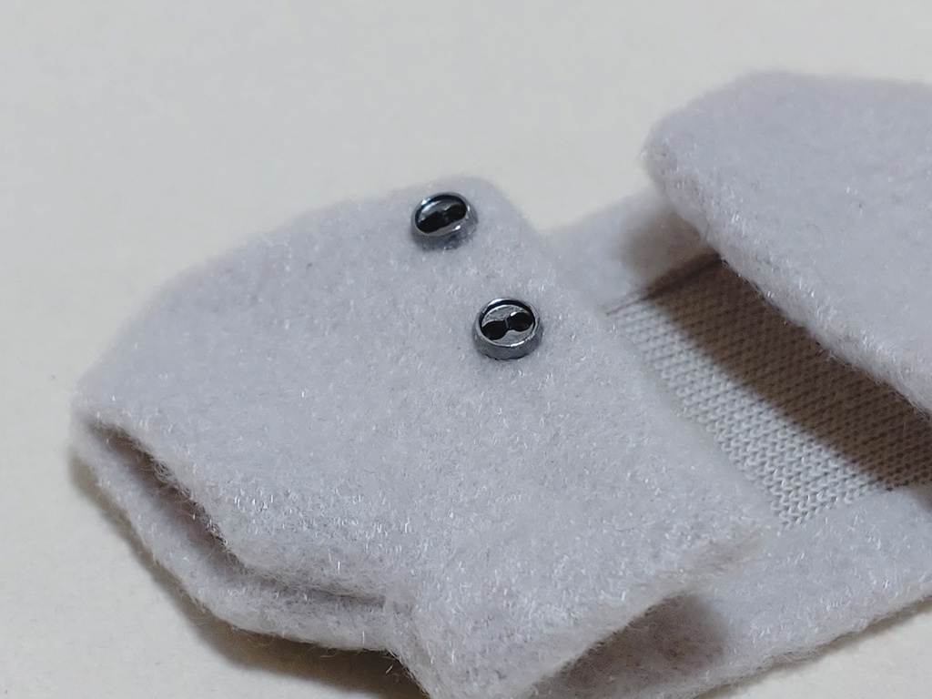 ふんわりグレーアウター