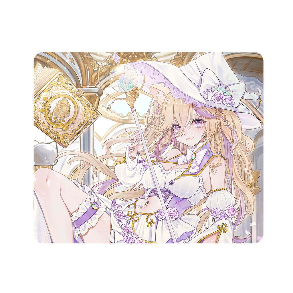 【1周年記念】花乃森そまり白魔道士衣装マウスパッド
