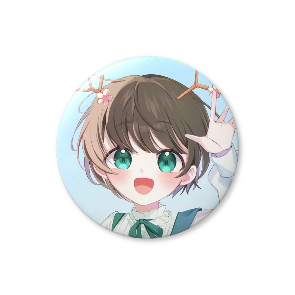 #とせわん 缶バッジ🌸🪞