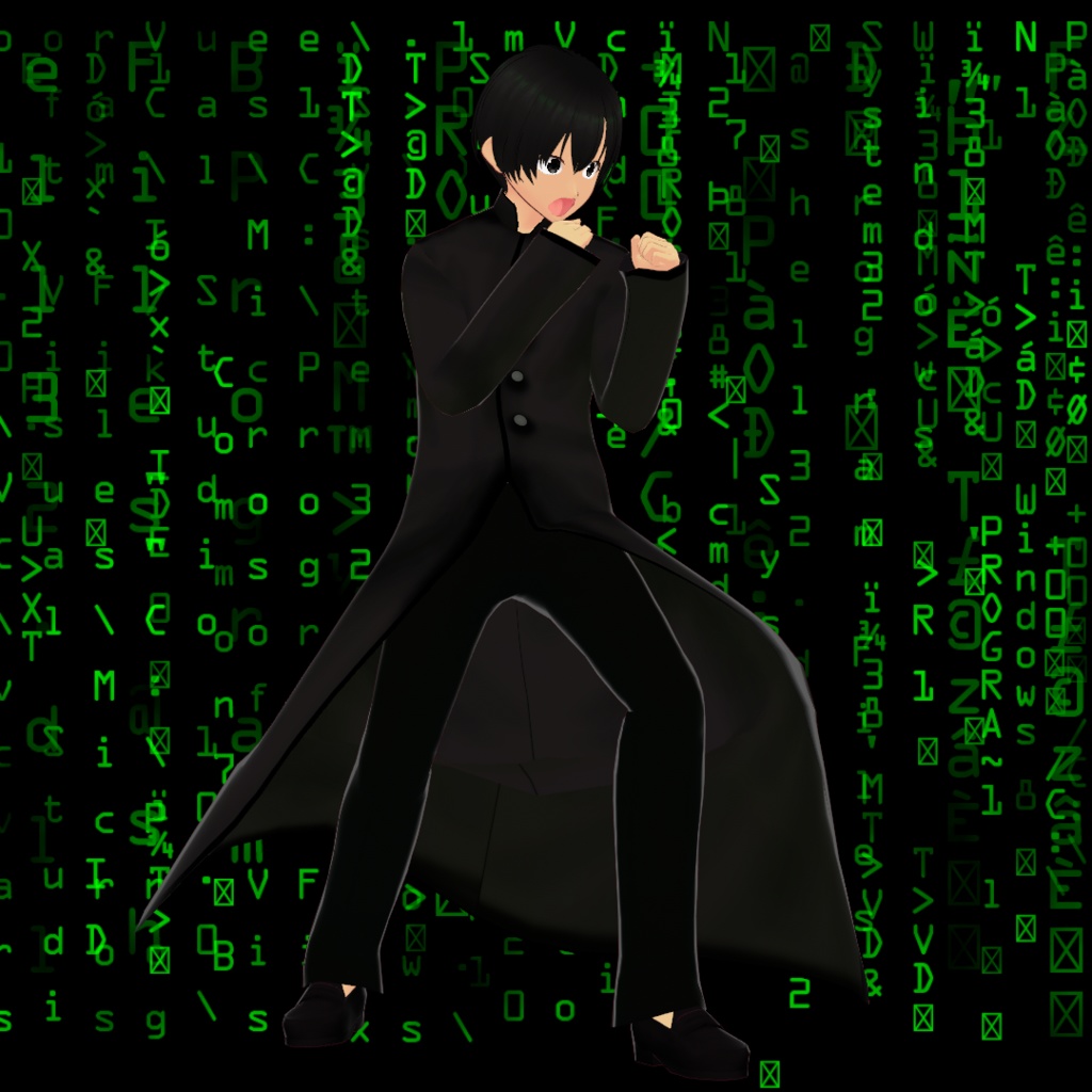 Neo Clothes Outfit [The Matrix] [VRoid Studio]
