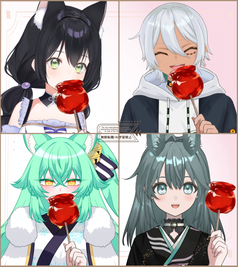 【12種】夏祭り手セットvol.2【高画質/商業利用可】