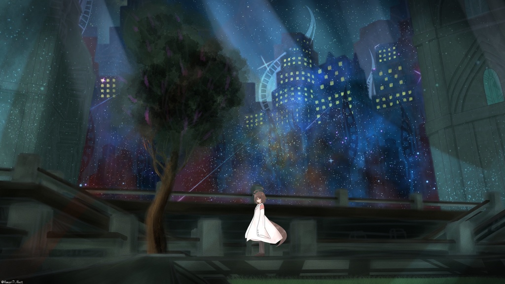 星の海 アクリルブロック