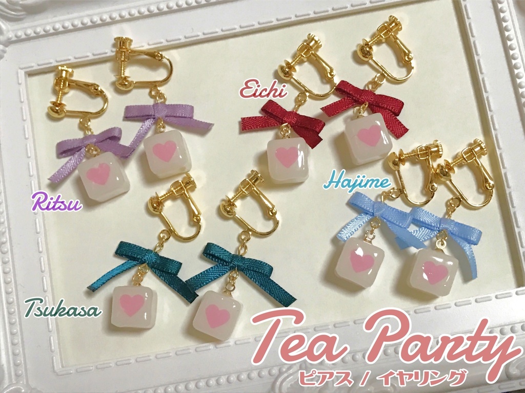 ティーパーティー ピアス イヤリング Melonsoda Booth