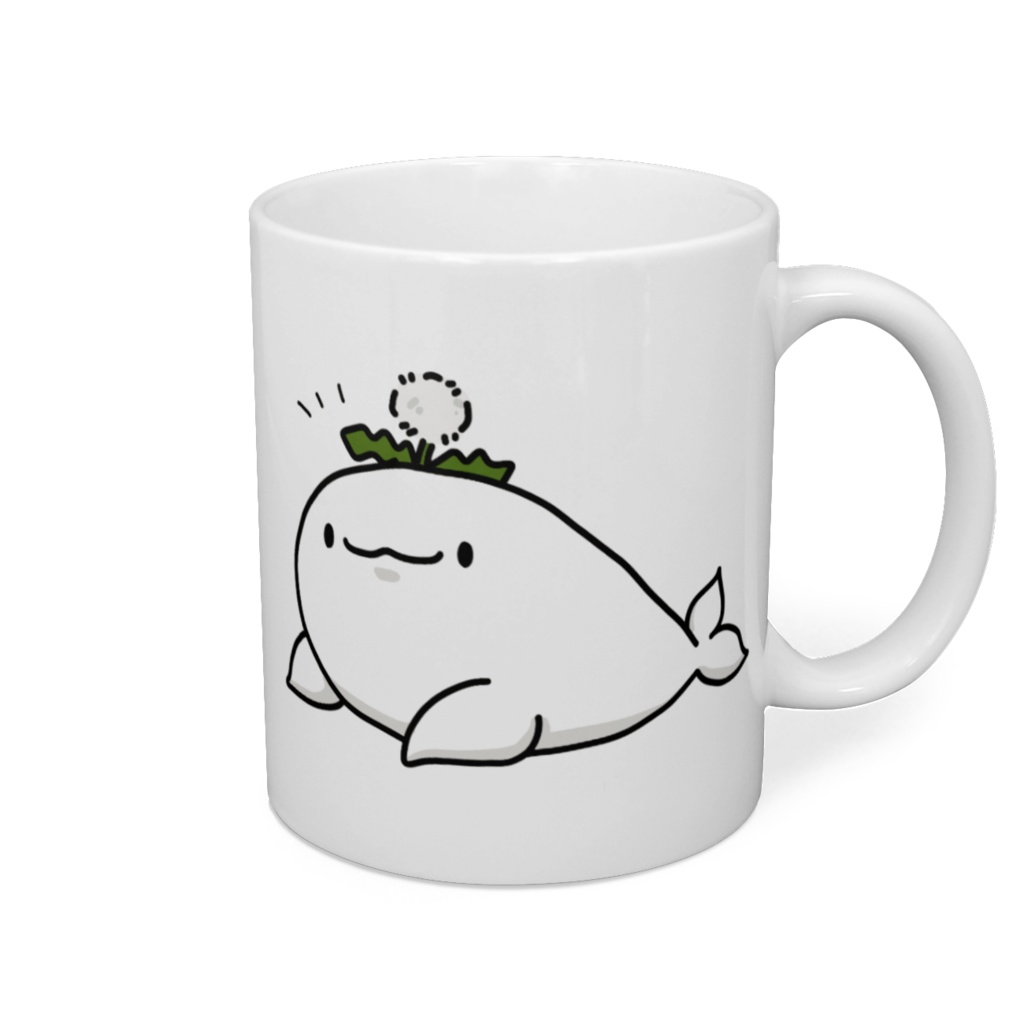 わたんぽぽのすなめりさんマグカップ