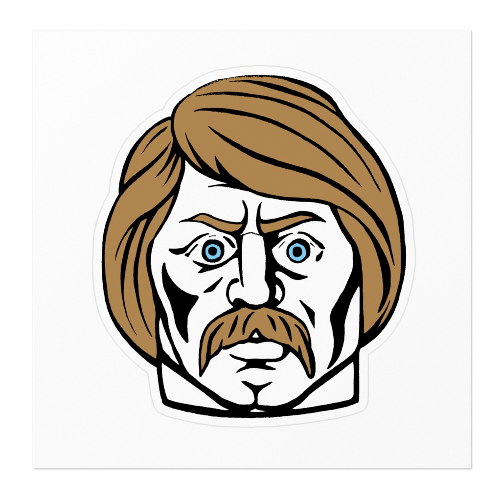 OMCM 顔面ステッカー