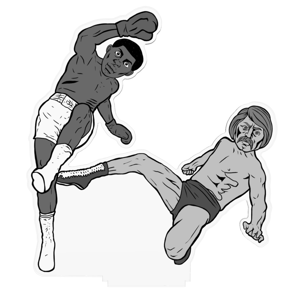 オモch@レジェンドバトル_白黒 アクリルフィギュア