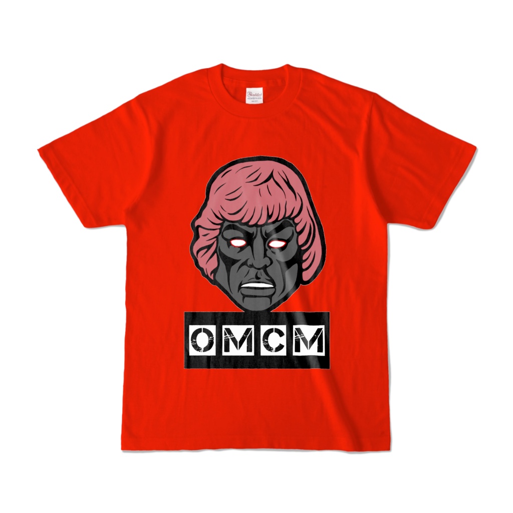 OMCM Tシャツ レッド [ブラックアンチ]