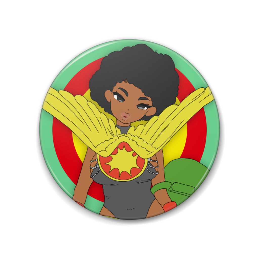 オモch＠メイト 缶バッジ [太陽娘]