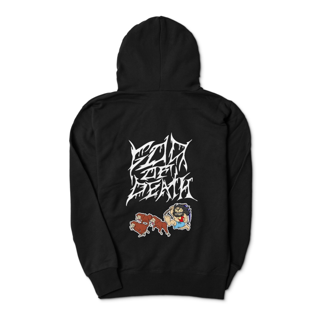 GOD god of death ジップパーカー