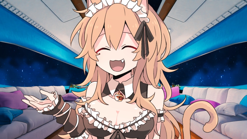 【動く背景】飛行船