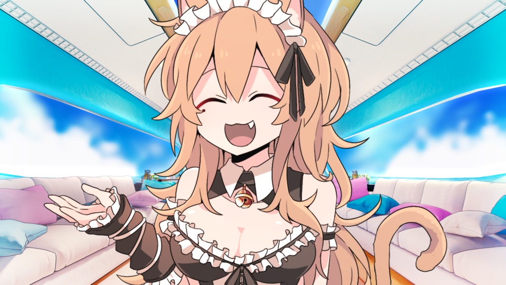 【動く背景】飛行船