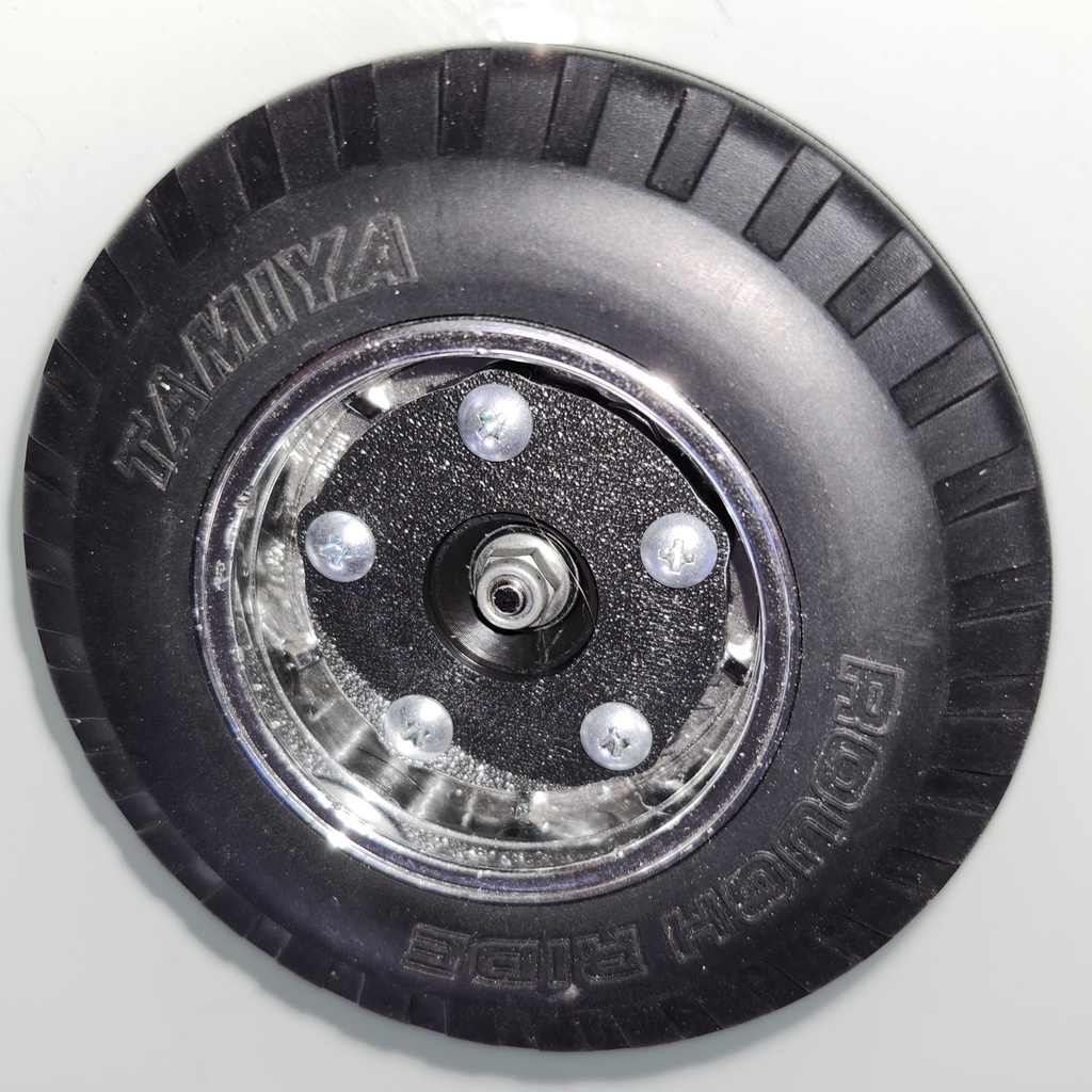 【WW2MX】オールドバギーにBBX Fタイヤを使う為の変換ハブ