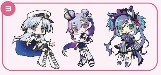 『Dream makeup!!!』ユニットシールセット 3枚入