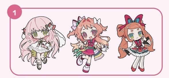 『Dream makeup!!!』ユニットシールセット 3枚入