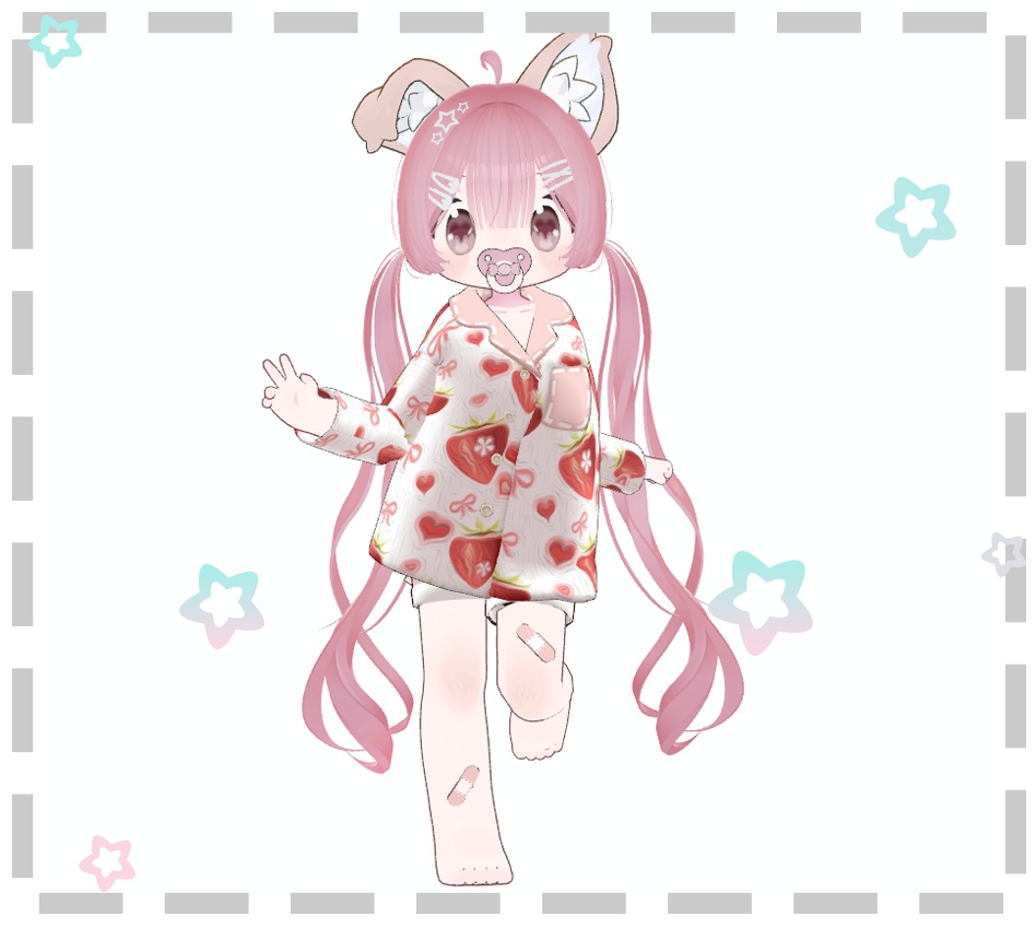 まめひなた専用地雷系パジャマ