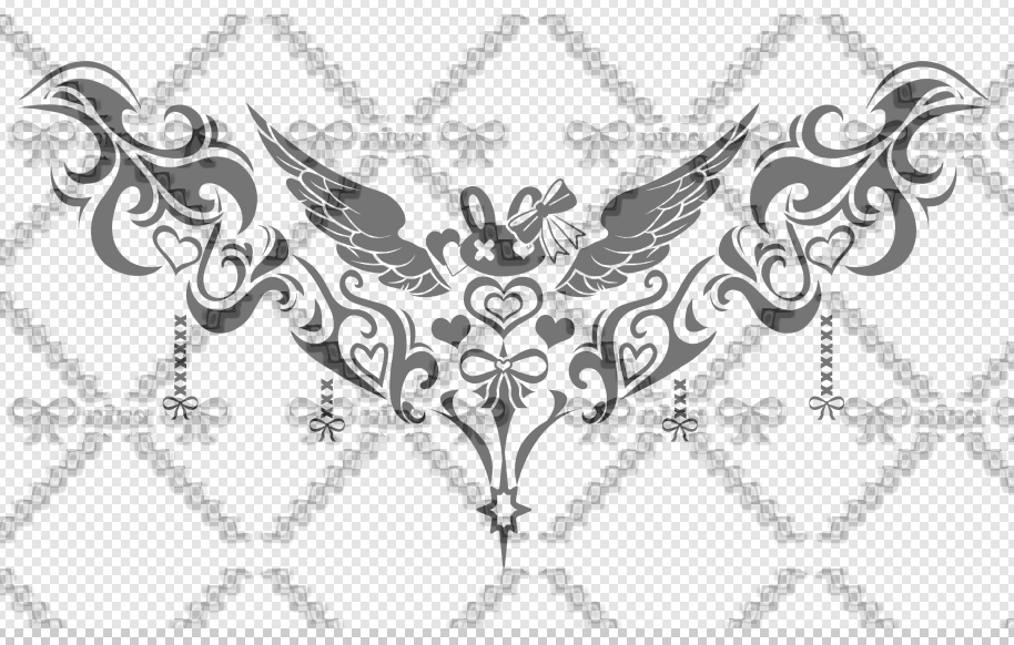 🐇tattoo🐇ハートうさぎタトゥー🎀2色入り🎀