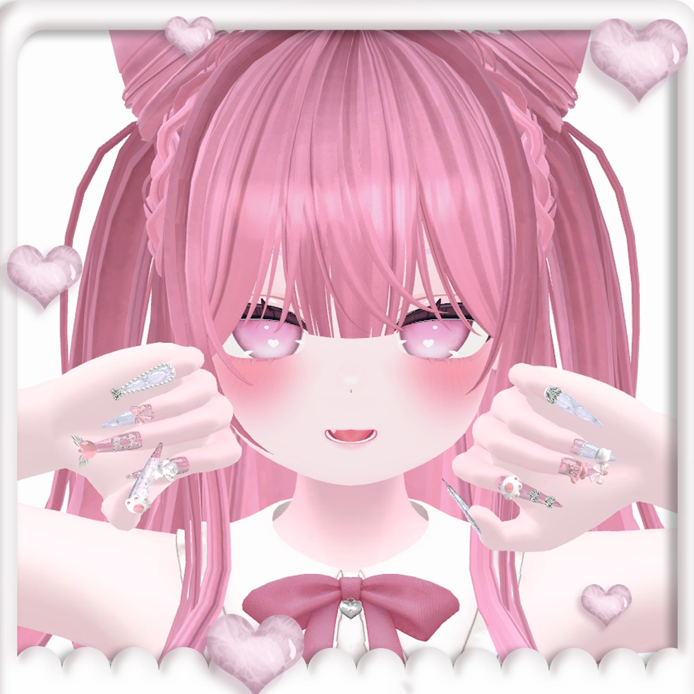 🤍2avatar対応🤍girly long nail tips 4 colors