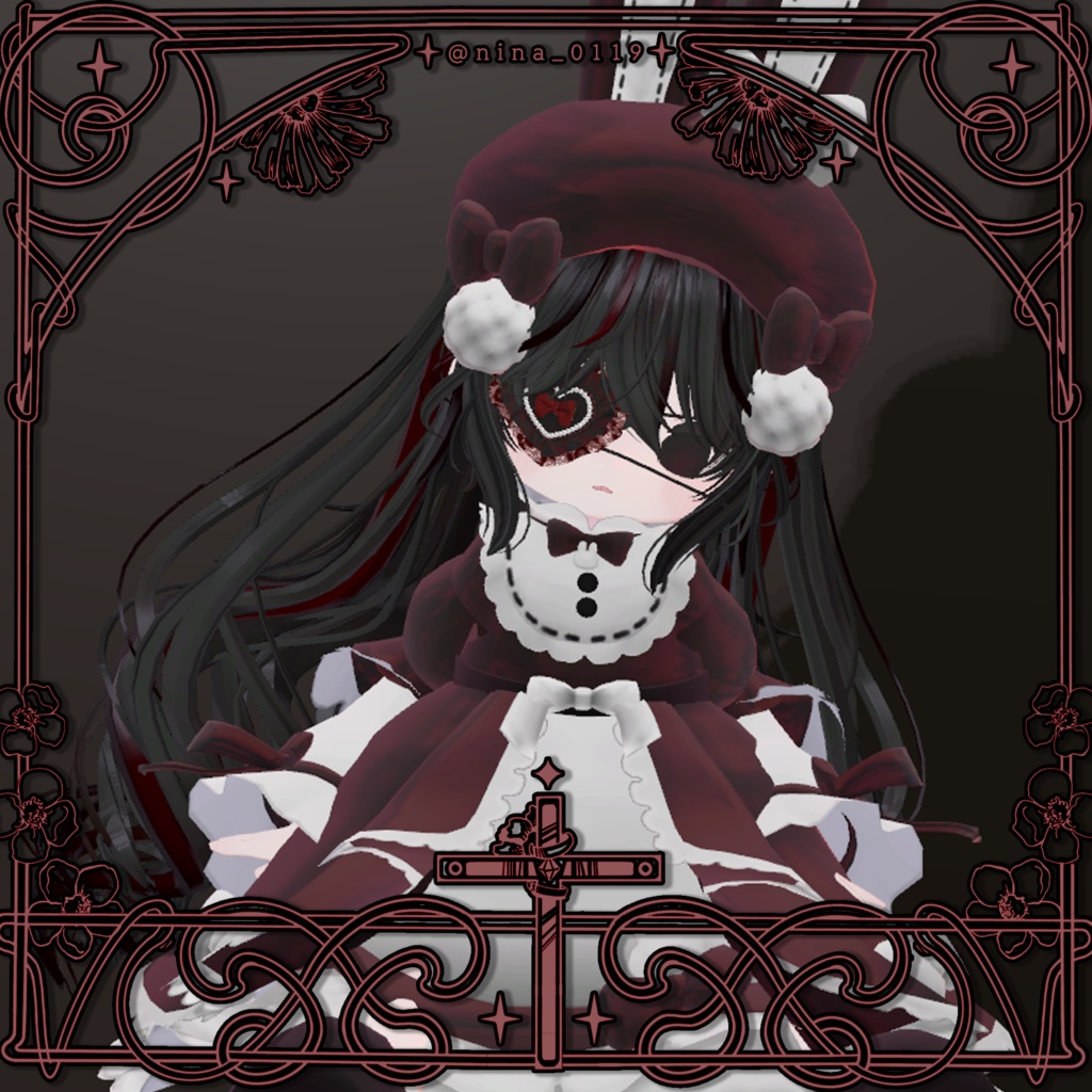 ✖gothic eyepatch✖