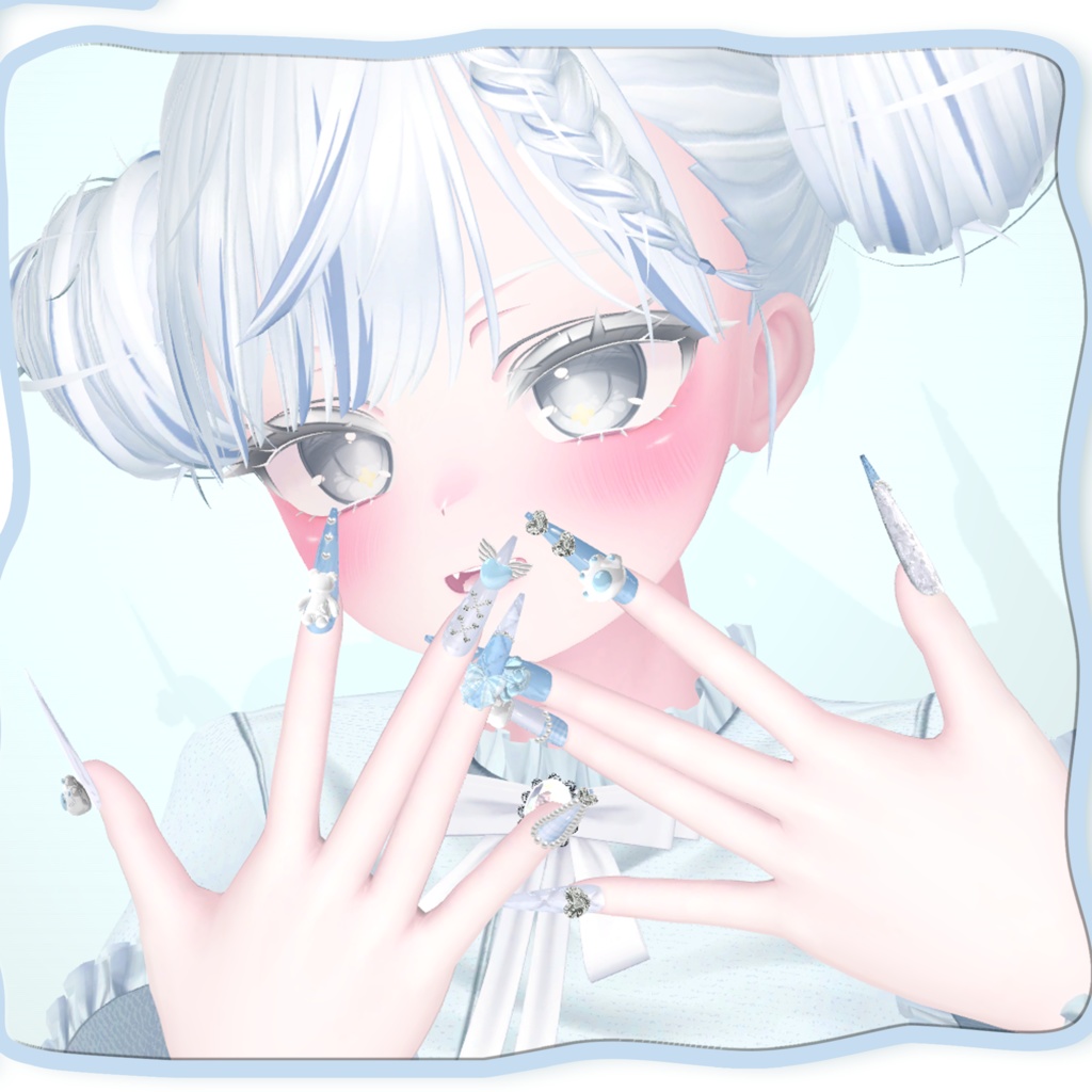 🤍マヌカ (Manuka)対応🤍girly long nail tips 4 colors