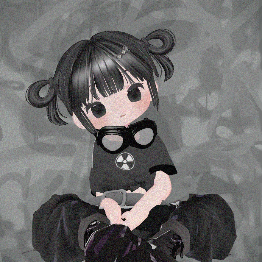 「vrc hair」odango twin & accessories