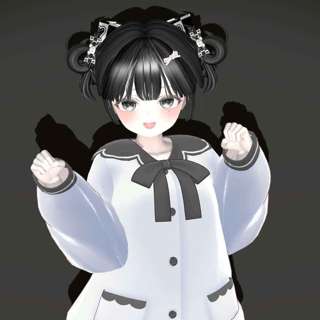 「vrc hair」odango twin & accessories