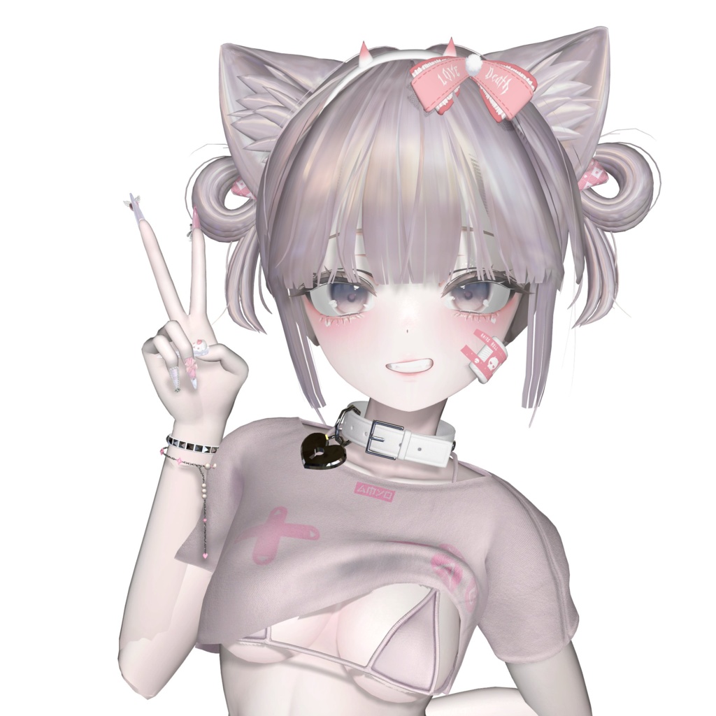 「vrc hair」odango twin & accessories