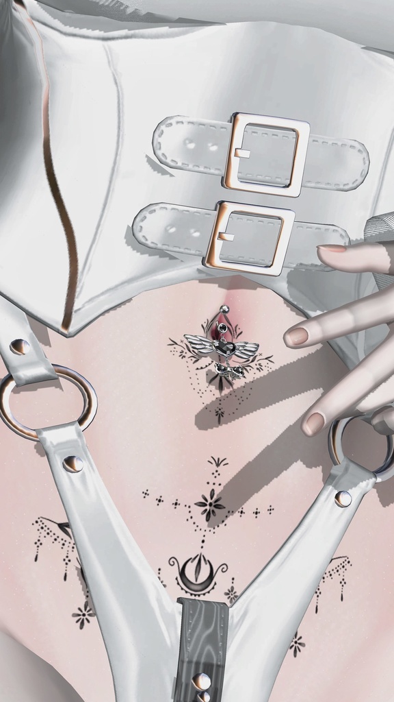 🖤PB対応🖤cute navel piercing 🖤2 avatar対応🖤