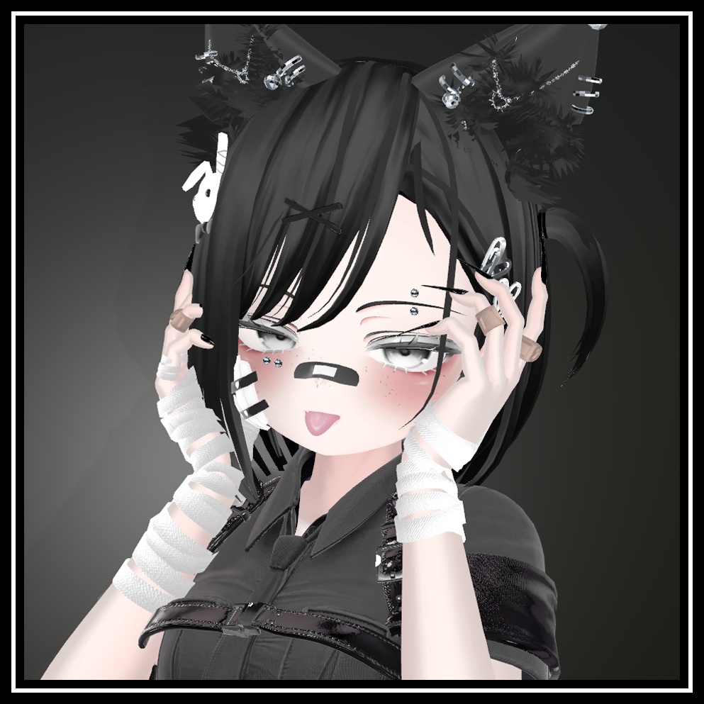 🖤free🖤撮影向けsit animation*4