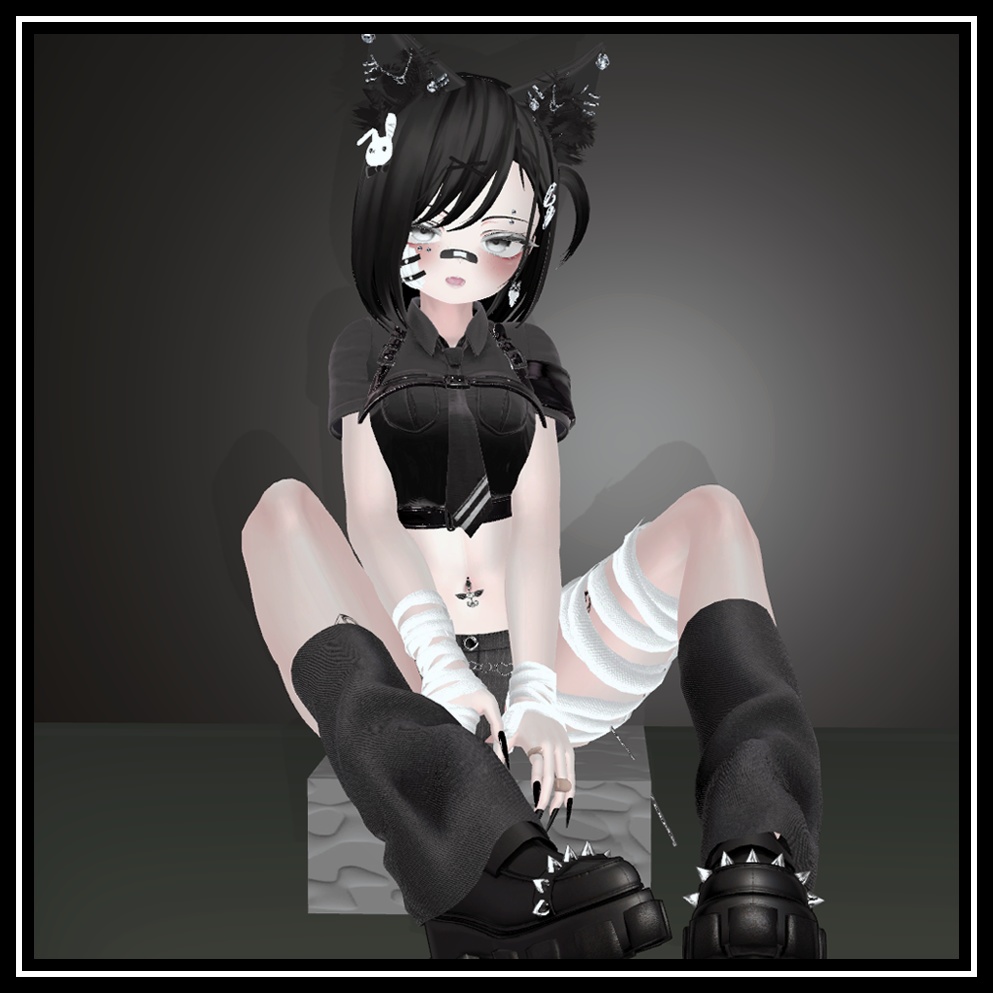 🖤free🖤撮影向けsit animation*4