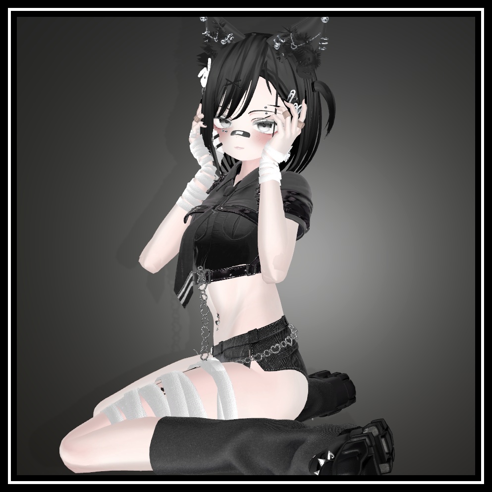 🖤free🖤撮影向けsit animation*4