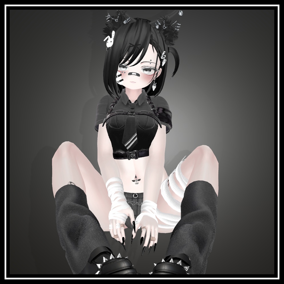 🖤free🖤撮影向けsit animation*4