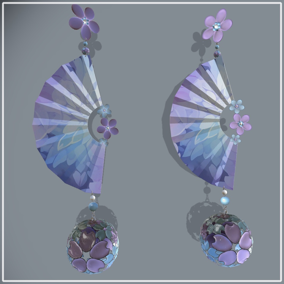 🍙Japanese style Earring🍙Fanfare Dangle