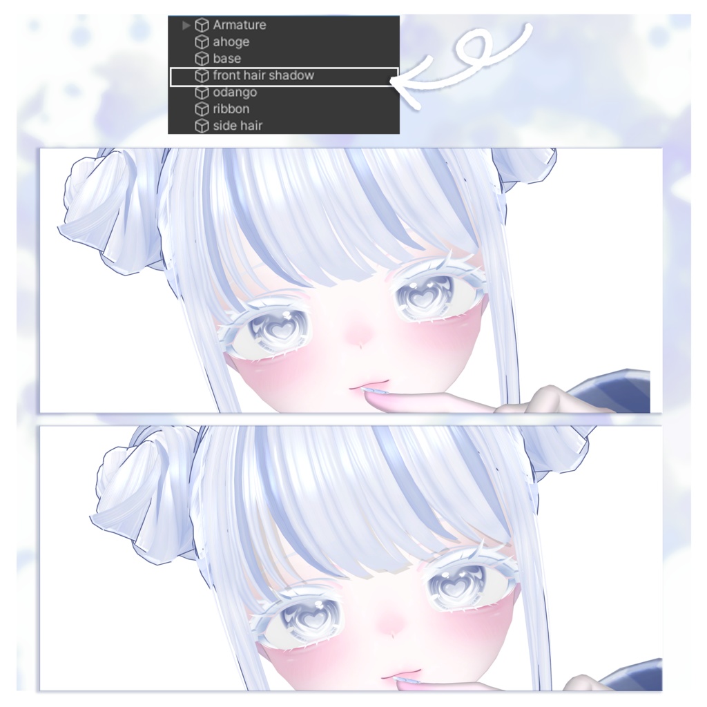 𖹭ʚcute odango ɞ𖹭vrchat hair𖹭