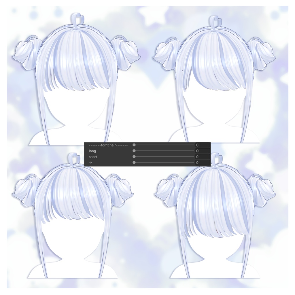 𖹭ʚcute odango ɞ𖹭vrchat hair𖹭