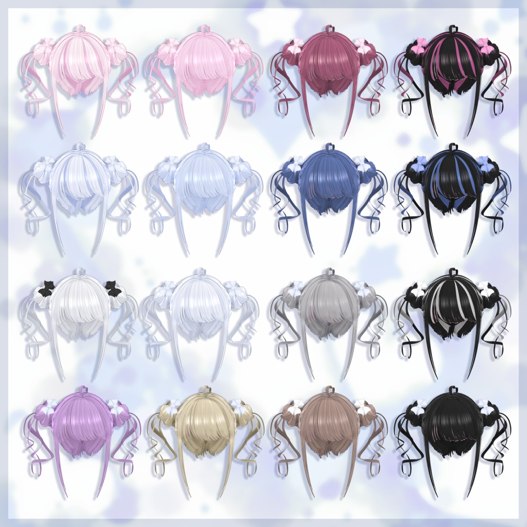 𖹭ʚcute odango ɞ𖹭vrchat hair𖹭