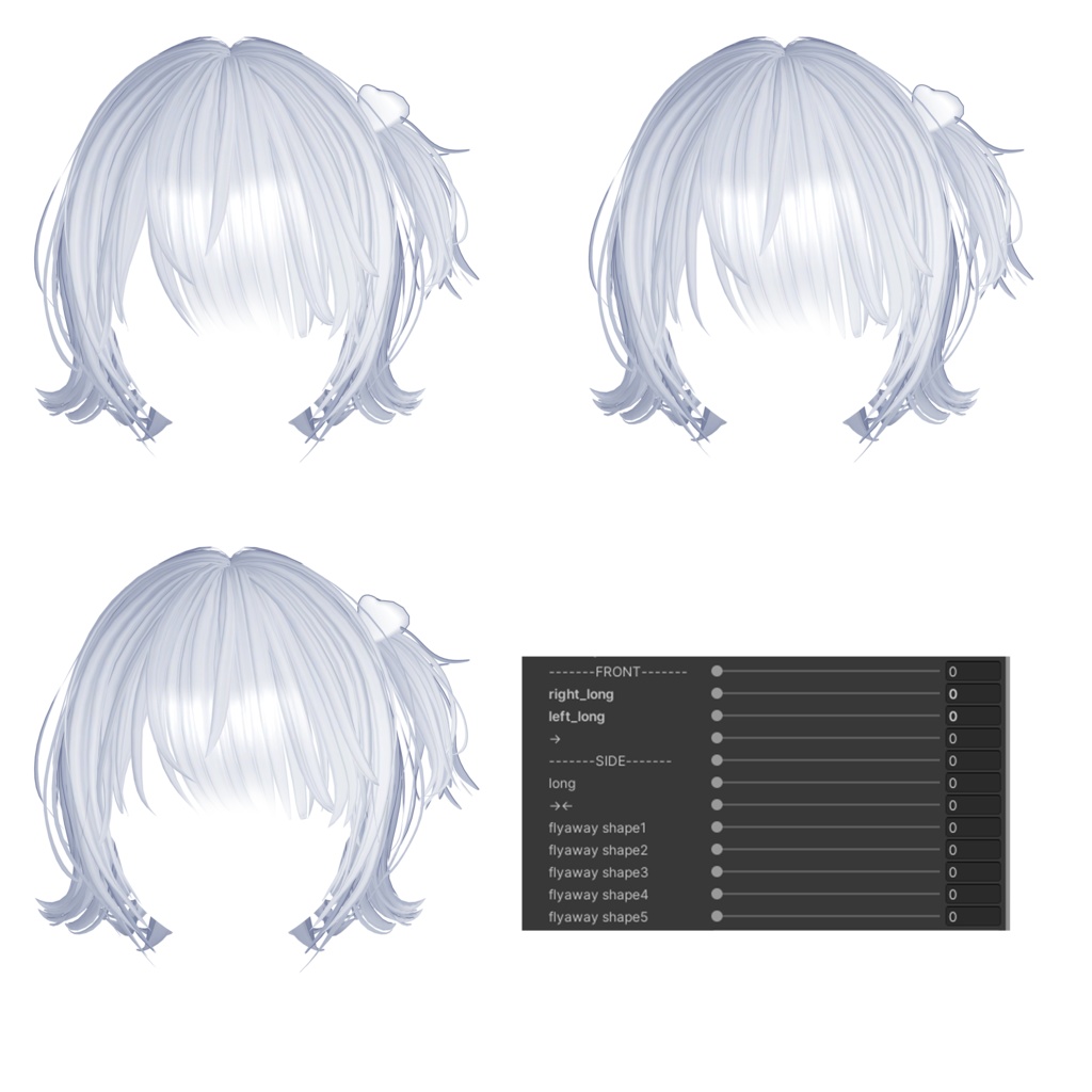 🤍Vrchat Hair🤍Fluffy Bob