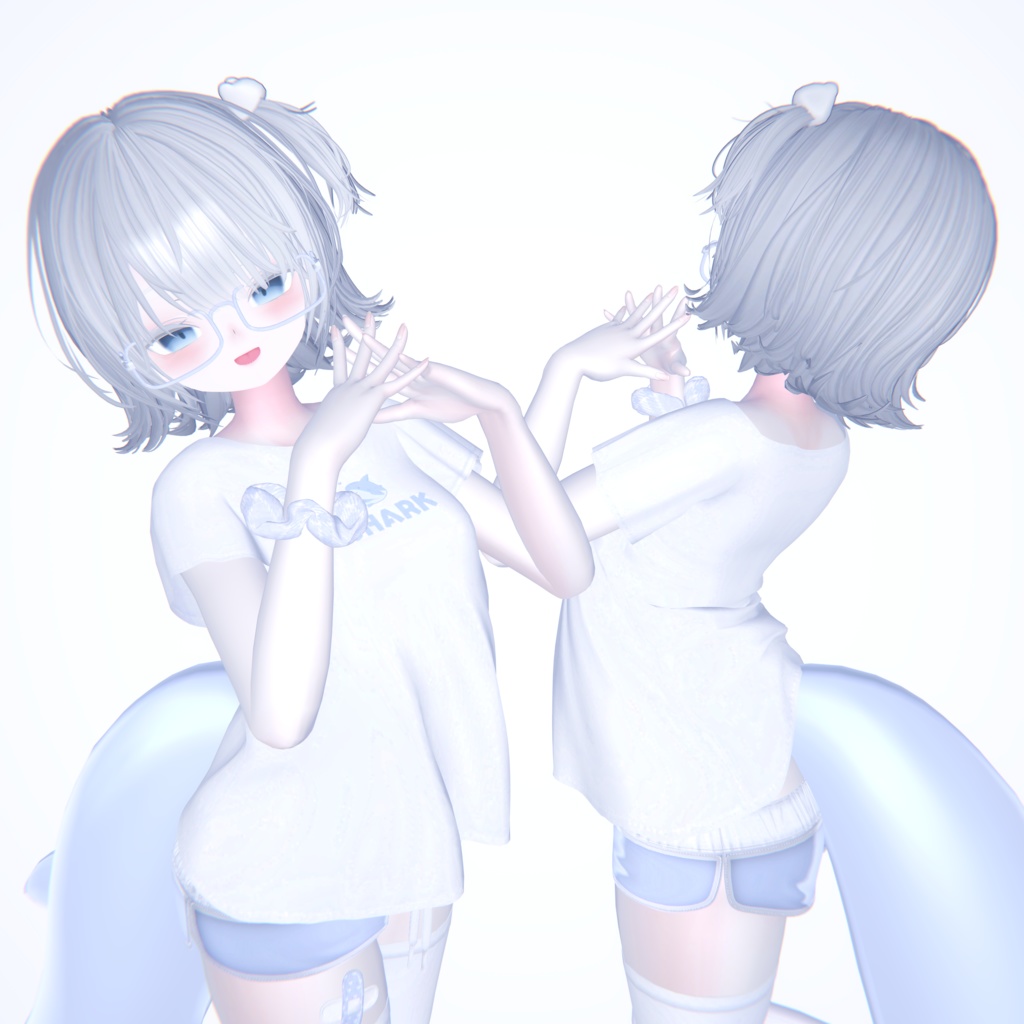 🤍Vrchat Hair🤍Fluffy Bob