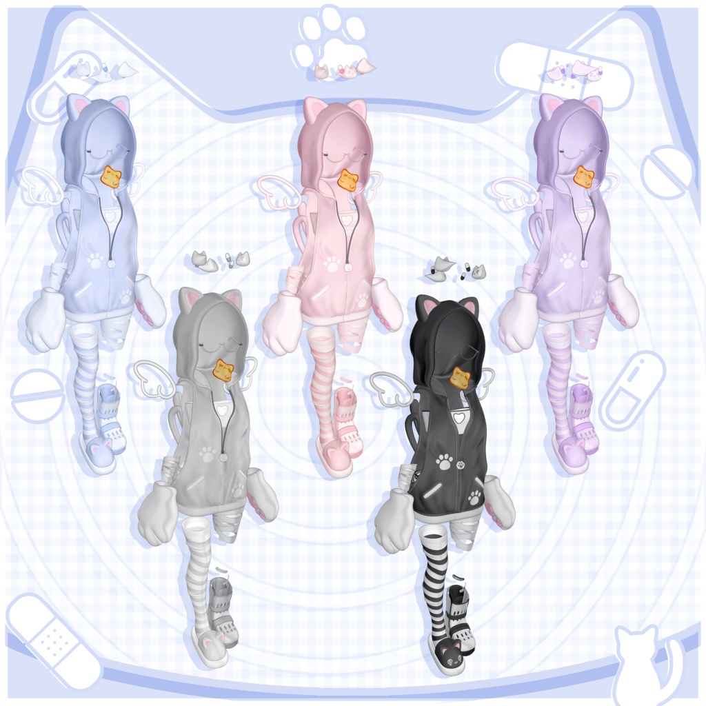 𖦹ʚ Toxic Cat ɞ𖦹⊹outfit+hair⊹